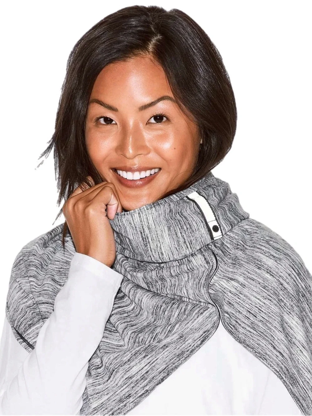 Lululemon Vinyasa Scarf NWT Space Dye Camo Black/White